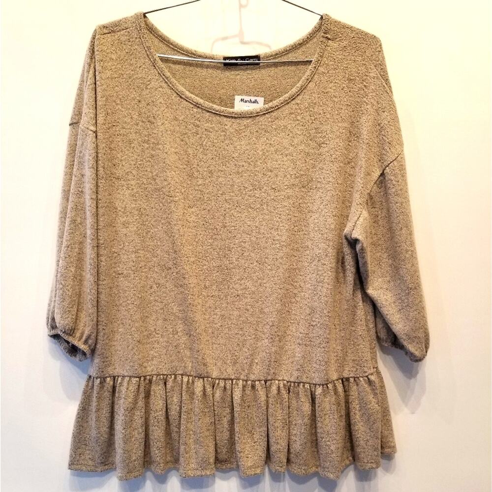 Kim & Cami NEW Soft Oversized L/S‎ Sweater